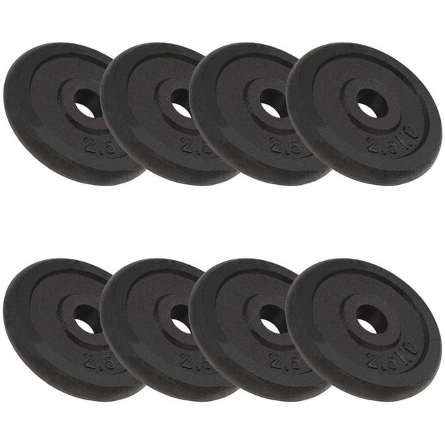 Levypainot, 8kpl, 20kg, valurauta