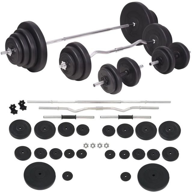 Käsi- ja levypainosarja, 120kg