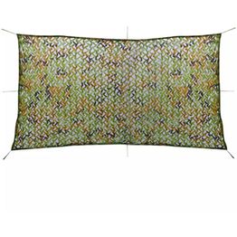 Naamiointiverkko säilytyslaukulla, 4x8m, vihreä