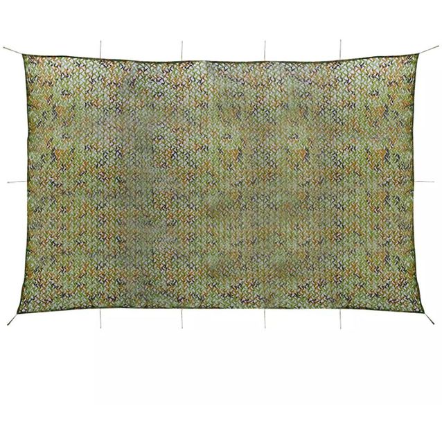 Naamiointiverkko säilytyslaukulla, 6x8m, vihreä