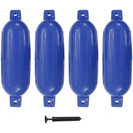 Veneen lepuuttaja, 4 kpl, sininen, 58,5x16,5 cm, PVC