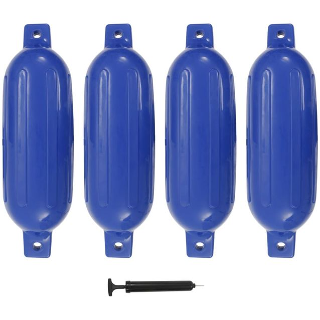 Veneen lepuuttaja, 4 kpl, sininen, 58,5x16,5 cm, PVC