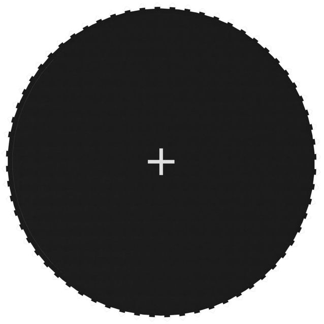 Hyppymatto, musta kangas, 3,66 m pyöreälle trampoliinille