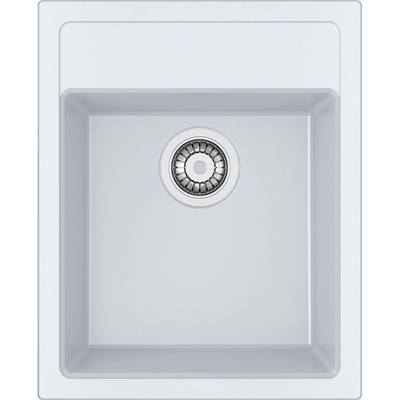 Keittiöallas Franke Sirius SID 610-40 430x530mm Tectonite valkoinen hanalipalla