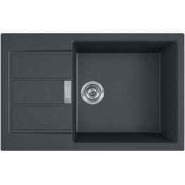 Keittiöallas Franke Sirius S2D 611-78 XL, 890x525mm, komposiitti, musta