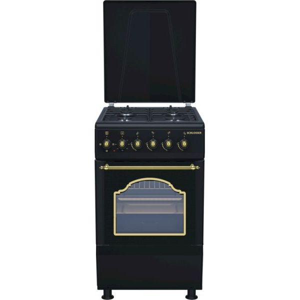 Kaasuliesi Schlosser FS5403MAZC sähköuunilla, 50 cm, antrasiitti