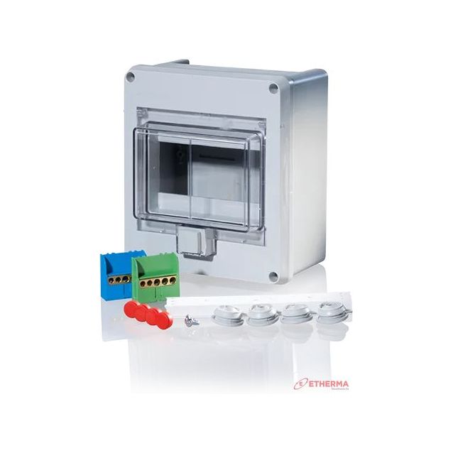 Pintakotelo F-Tronic, 6 MOD, IP55