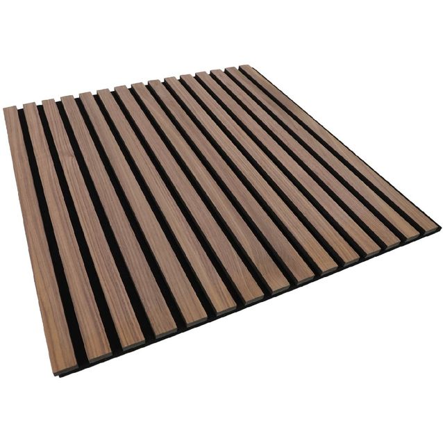 Akustiikkalevy Fog&Venø By Venø, 20x600x600mm, mdf, pähkinä, musta huopa, 2kpl