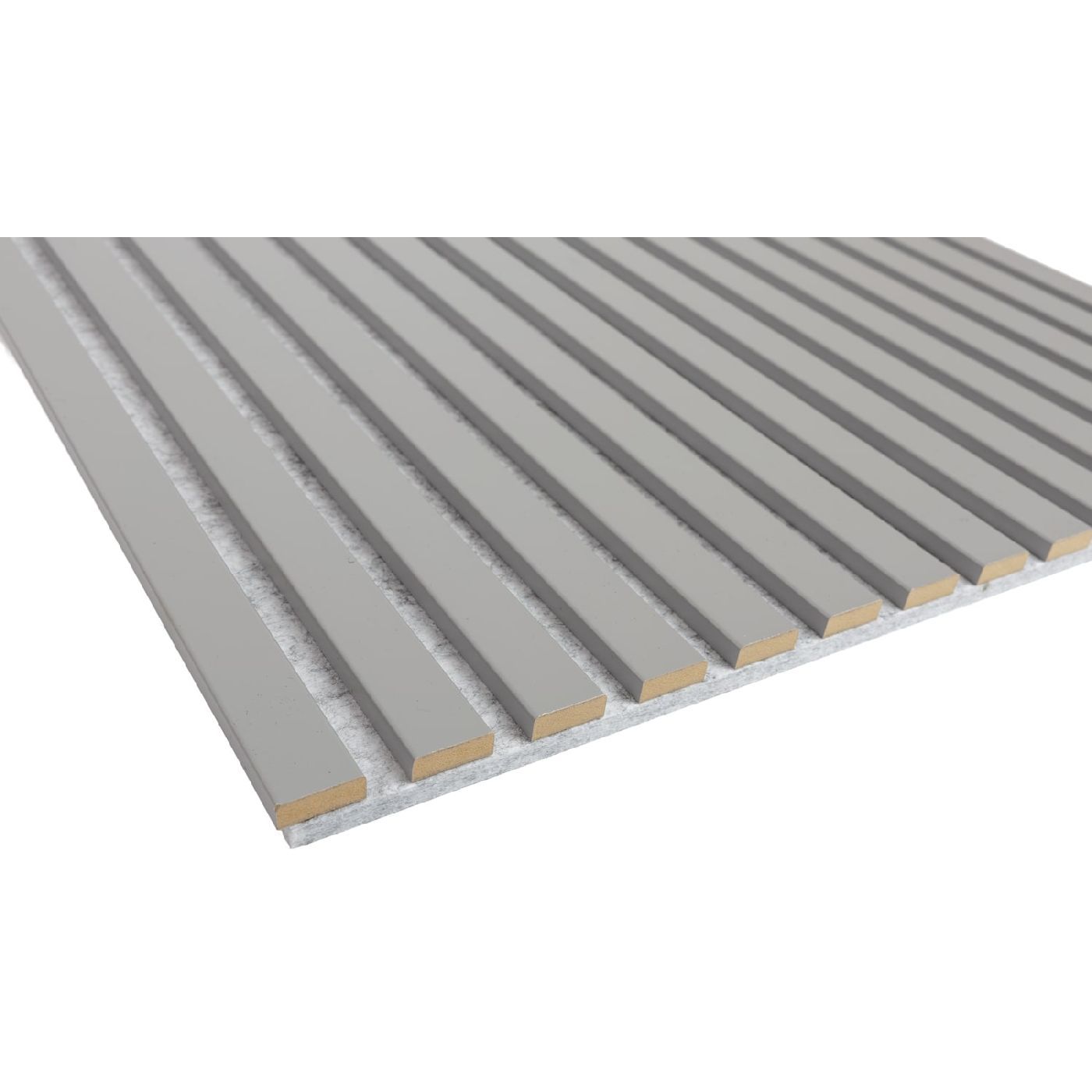 Akustiikkalevy Fog&Venø By Venø, 20x600x2400mm, mdf, harmaa rima ja huopa