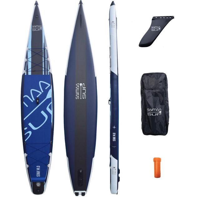 SUP-lauta Saimaa Sup Star Touring 14.0 + evä, reppu korjaussarja