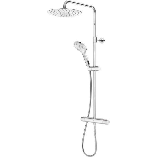 Sadesuihkusetti Gustavsberg Nautic Round, termostaattihanalla