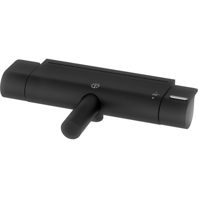 Termostaattihana Gustavsberg Estetic, juoksuputkella, mattamusta