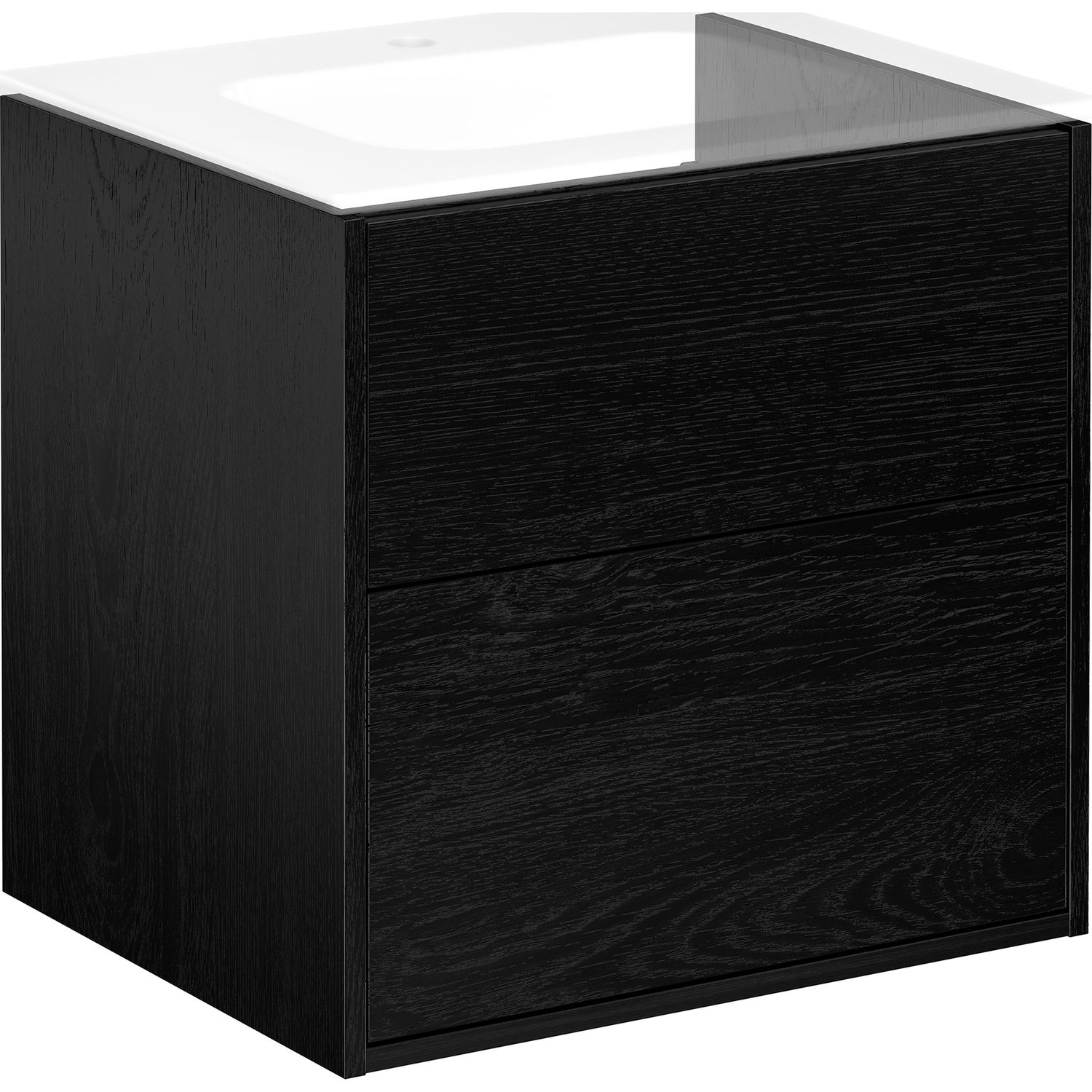 Allaskaappi Gustavsberg Artic, 600x465 mm, musta saarni
