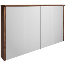 Peilikaappi LED-valolla Gustavsberg Ducentic, ruskea tammi, 120cm