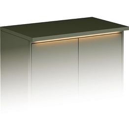 Kylpyhuoneen kaapin pöytälevy Gustavsberg Graphic, 60×36cm, LED-valaistuksella, MDF-levy, vihreä 