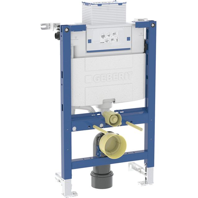 WC:n seinäasennuselementti Geberit Duofix Omega, 82cm, piilohuuhtelusäiliö 12cm, PEX-liitin