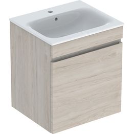 Allaskaappi altaalla Geberit Renova Plan, hikkoripuu vaalea, eri kokoja