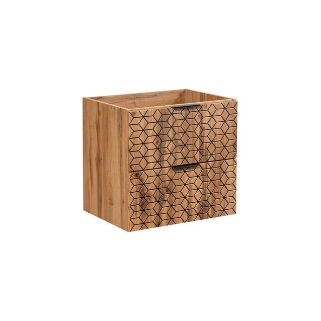 Allaskaappi Interia Geo 60x46x57 cm, tammi/musta