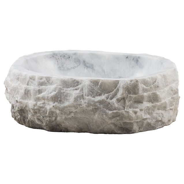 Pesuallas GemLook GL369, marmori, tasolle asennettava, ei hananreikää, 450x350x140 mm