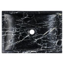 Pesuallas GemLook GL423, marmori, tasolle asennettava, ei hananreikää, 500x350x120 mm