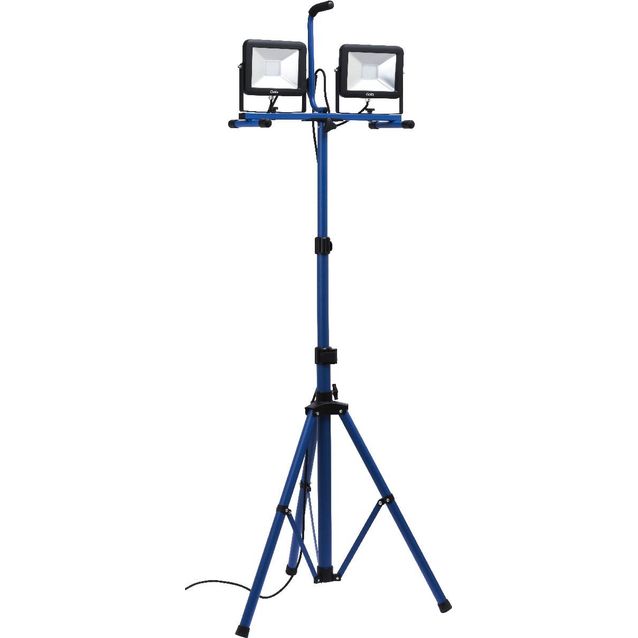 Työvalaisin Gelia T2x50AS LED säädettävällä jalustalla