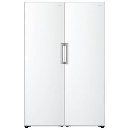 Jääkaappi- ja pakastinpaketti LG GLT51SWGSZ + GFT41SWGSZ, valkoinen