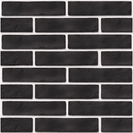 Seinälaatta GoldenTile The Strand 25x6 cm musta