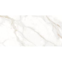 Seinälaatta GoldenTile Marmo Gold 30x60 cm valkoinen