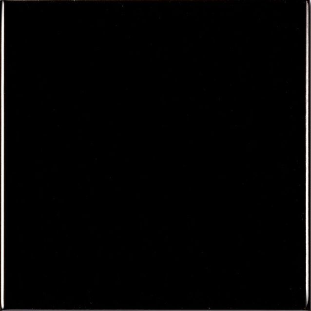 Seinälaatta Arredo Color Negro 10x10cm, kiiltävä, musta