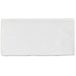 Seinälaatta Natucer Cotswold 7.5x15cm, sileä, valkoinen