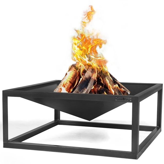 Ulkotulisija Gop CookKing Kantikas, 70x70 cm, teräs, musta