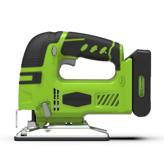 Akkupistosaha Greenworks, GD24JS, 24V, ilman akkua