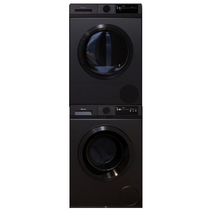 Pesukone ja kuivausrumpu Gram WDE 7181492BI TLS 785392BI, 8/8kg, musta