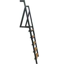 Taittuva laituritikas Green Land Lakeside 5-askelmainen