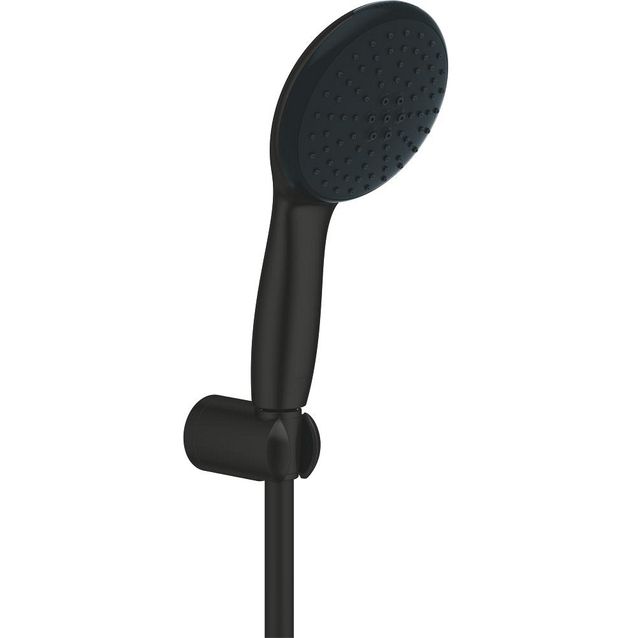 Käsisuihku seinäkiinnikkeellä Grohe Vitalio Start 110, 2 suihkutoimintoa, mattamusta