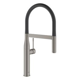 Keittiöhana Grohe Essence ulosvedettävä juoksuputki brushed hard graphite