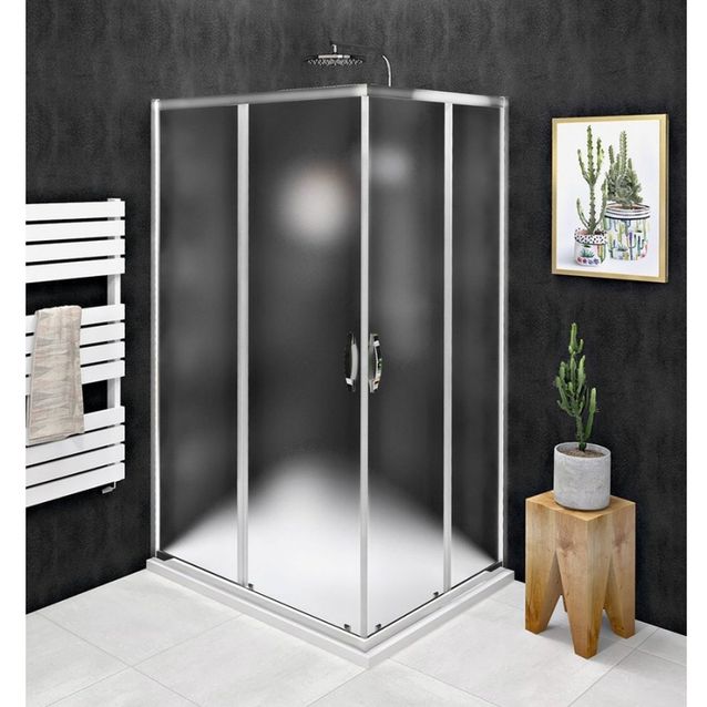 Suihkunurkka Sigma Simply, kulmikas, himmeä lasi, eri kokoja