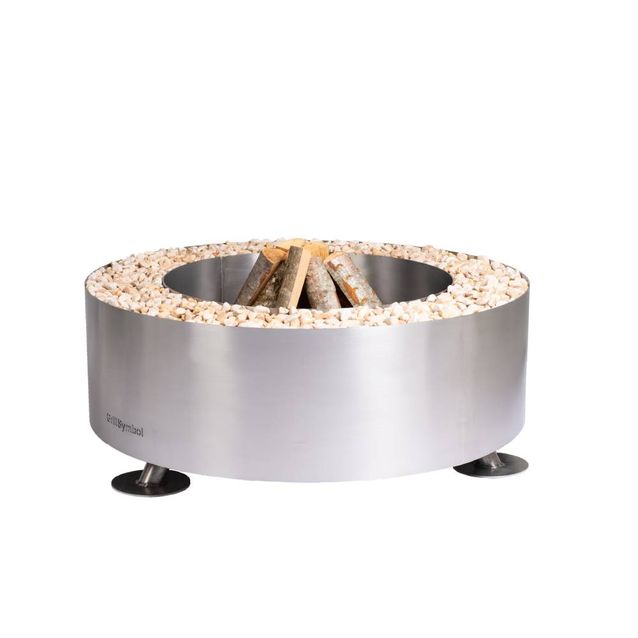 Ulkotulisija Grillsymbol Luna-Silver, ø119cm