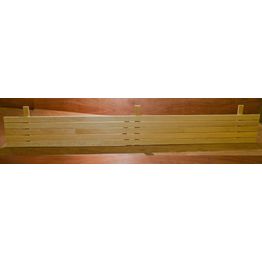 Lauteiden väliritilä Jokiwood, lämpöhaapa, 300mm, eri pituuksia