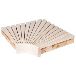 Lauteiden kulmaelementti Jokiwood, haapa, 140x400mm, eri pituuksia