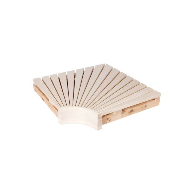 Lauteiden kulmaelementti Jokiwood, haapa, 140x400x400mm