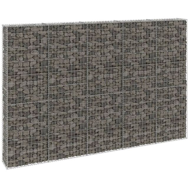 Gabion kivikori kansilla galvanoitu teräs 300x30x200 cm