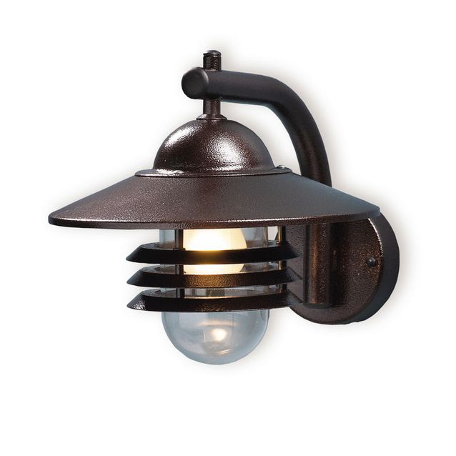 Seinävalaisin Averia AVG07AP IP44 75W E27 antiikkipronssi alaspäin