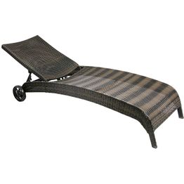 Aurinkotuoli Home4you Wicker, tummanruskea