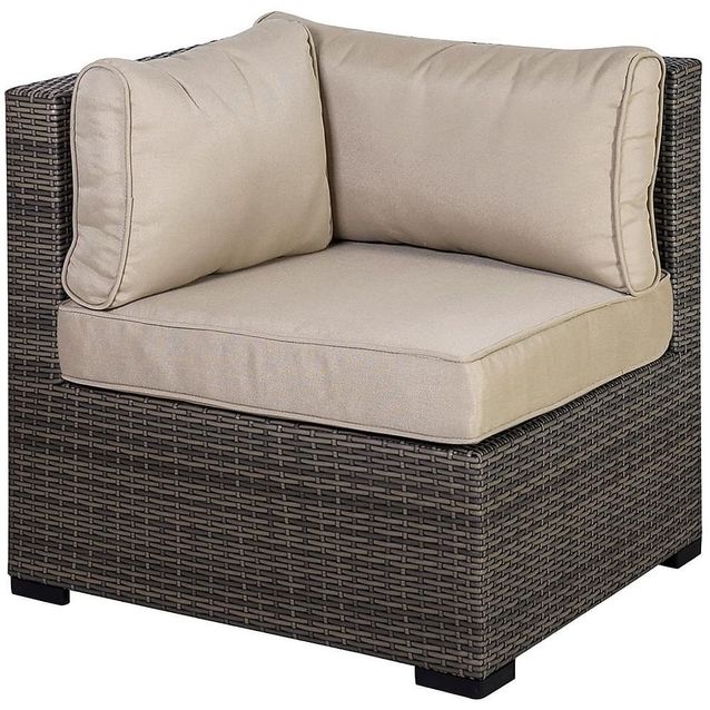 Sohvan kulmamoduuli Home4you Sevilla, tummanruskea