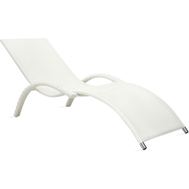 Aurinkotuoli Home4you Meridian, valkoinen