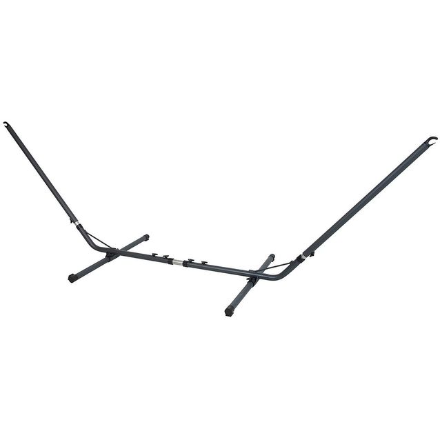 Riippukeinun teline Home4you, tummanharmaa