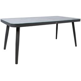 Pöytä Home4you Marie, 90x180cm, harmaa