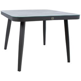 Pöytä Home4you Marie, 100x100cm, harmaa