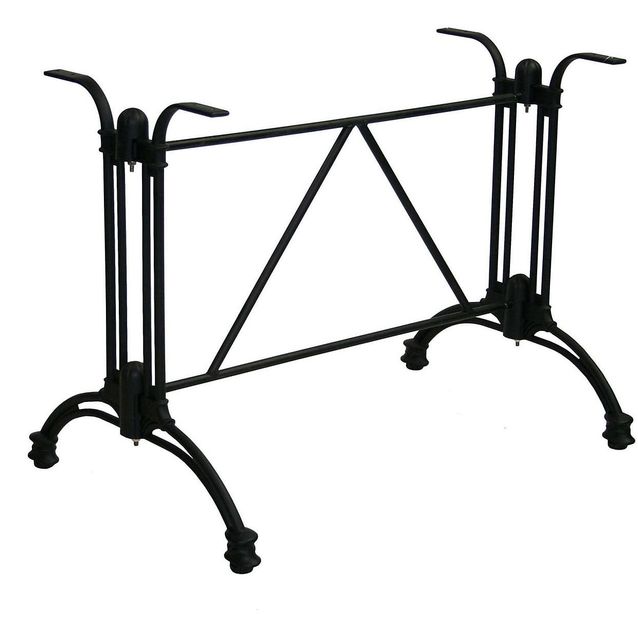 Pöydän runko Home4you, 93x61x72cm, alumiini, musta